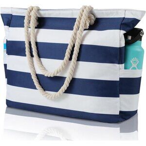 Beach Bag for Women Navy Blue